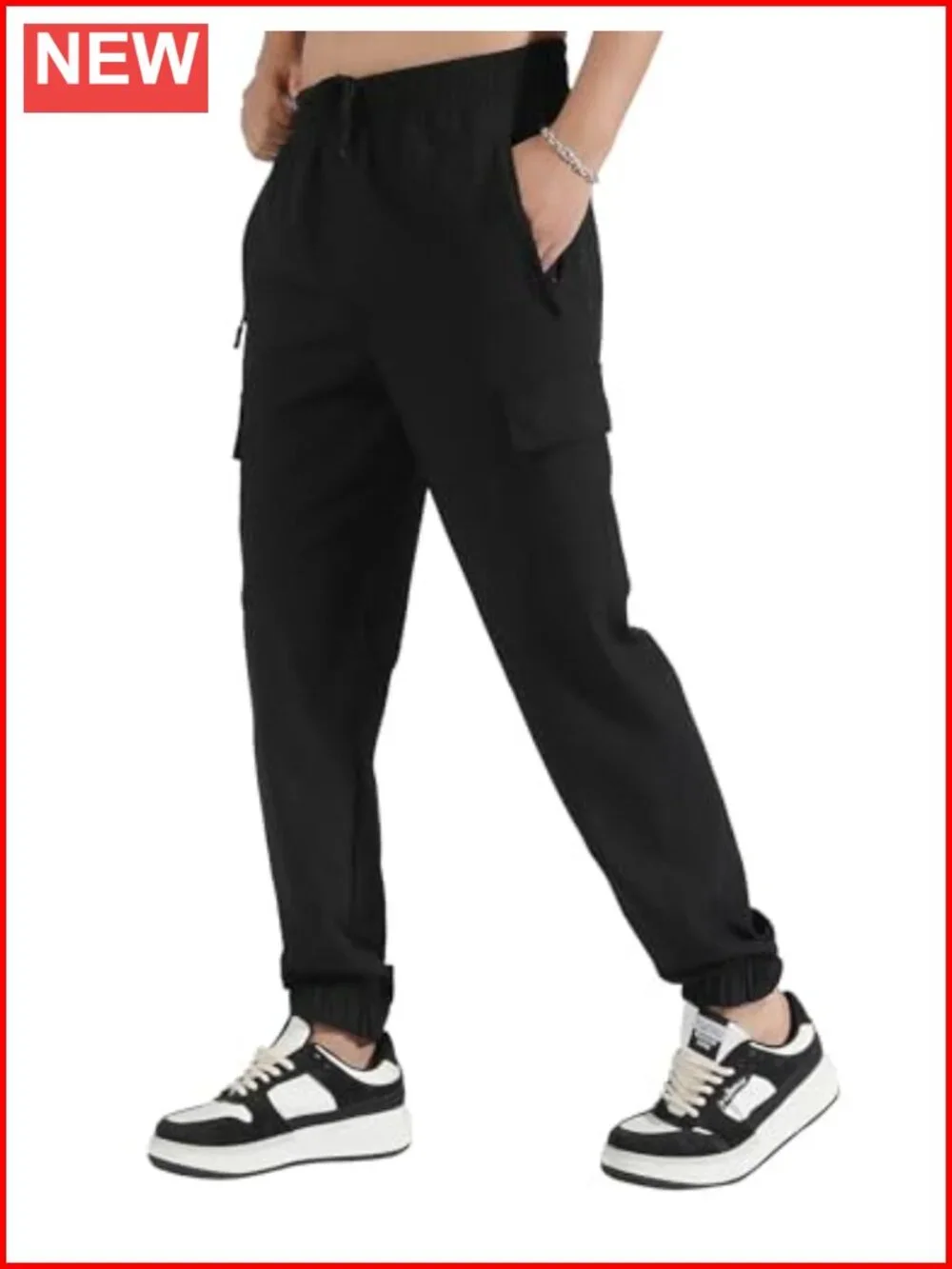 Men's Lightweight Quick Dry Hiking Cargo Joggers with UPF 50+